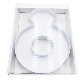 12" Fillable Cardboard Box Wedding Ring Clear Lid Candy Charcuterie Willow Packaging (Ring)