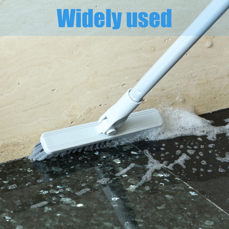 YONILL Grout Brush with Long Handle - Heavy Duty Grout