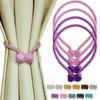 Yazikisa Curtain Tiebacks Magnetic Pack of 4 Tiebacks for Curtains