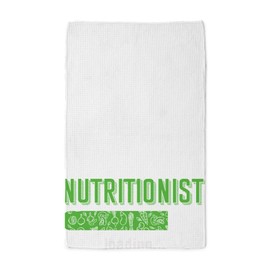 CafePress Health Conscious Dietitian Diet Food Veg Tea Towel