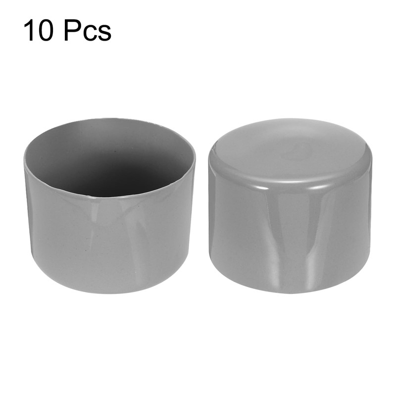 sourcing map 10pcs Rubber End Caps 65mm(2.6 Inch) ID Vinyl