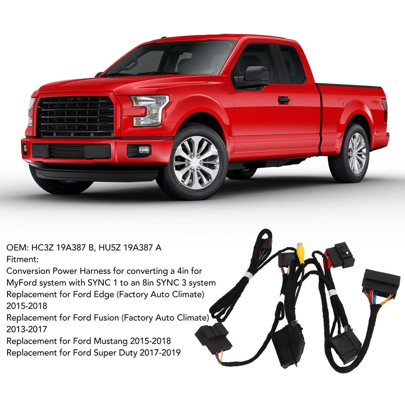 DOACT PNP Conversion Harness, 4in-8in Power Harness HC3Z B for