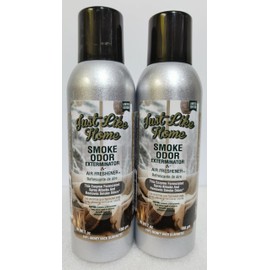 Smoke Odor Exterminator 198 gm/ 7 oz Large Spray Just Like Home Set of Two Cans.