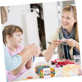 DOITOOL 2pcs Vibrant Color Yarn for Handcrafting Replaceable Worsted Weight Crochet Yarn Portable DIY Knitting Material for Creative Projects and Fashionable Scarves