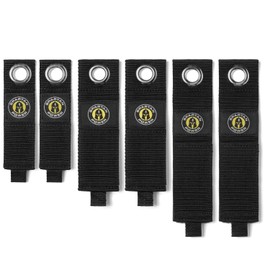 Spartan Power Heavy Duty Storage Straps Assorted 6 Pack, Various Sizes for Garage Organization and Cable or Hose Storage