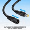 DC Power Extension Cable, 14AWG 2FT 8mm Male to Female