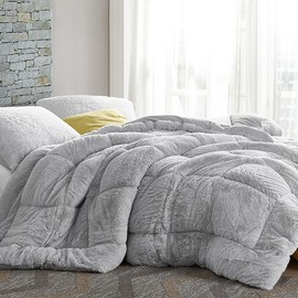 Are You Kidding Bare - Coma Inducer Oversized Comforter - Antarctica Gray - Size: Queen