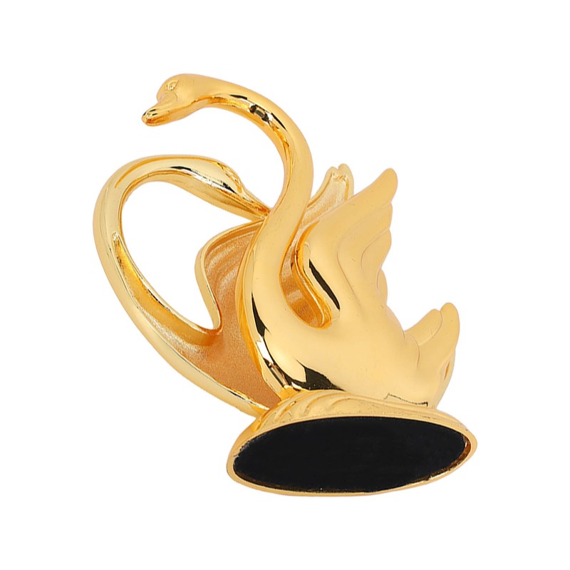 Swan Napkin Holder Golden Swan Design Rustproof Alloy Elegant Style