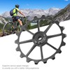 JTLB 18T Mountain Ceramic Bearing Rear Derailleur Pulley Wheel, Aluminum