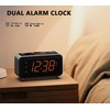 Radio Alarm Clock with App Control, Bluetooth, FM Radio, Dual