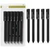 Mr. Pen- Retractable Gel Pens, 6 Pack, Black Ink, Black