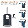 Adcssynd 3 Pack Upgraded Ceiling Hooks, Aluminum Adjustable Ceiling Hooks