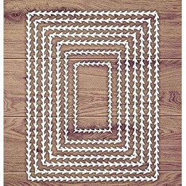CrafTreat Laser Cut Chipboard Embellishments for Crafting - Rectangle Wreath - Size: 5.5X6 Inches - Rectangle Embellishments for Card Making and Scrapbooking - Laser Cut chipboard Shapes