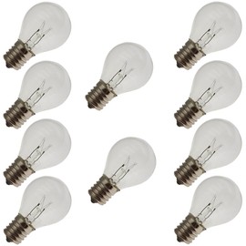 Industrial Performance 10S11N 130V, 10 Watt, S11, Intermediate Screw (E17) Base Light Bulb (10 Bulbs)