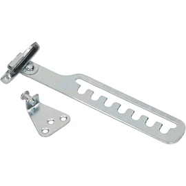 KOTARBAU® Set of 2 Tilt Regulators for Windows, Window Stop, Slate Protection, Window Latch for Adjusting the Window Opening, Window Stopper, Tilting Scissors, Silver