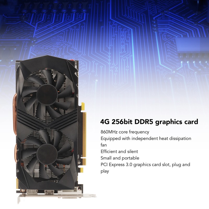 R9 370 4G Graphics Card GDDR5 256Bit Efficient Silent Desktop