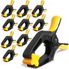 EQUIPTZ Spring Clamps 4 inch - 10 Pack Plastic Clamps