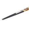 Chopsticks for Men, Thick, Black 's-bower 一半 Ebony Lacquer painted