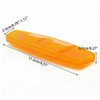 TDR 2PCS Bicycle Reflector Wheel Spoke Reflecting Warning Device Yellow
