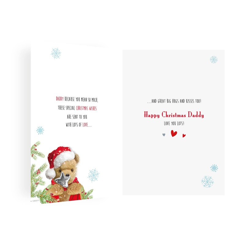 Regal Publishing Cute Christmas Card Daddy - 9 x 6