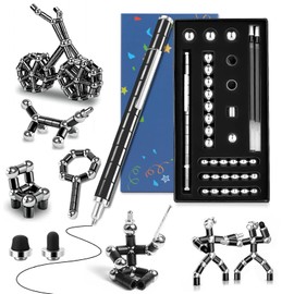 Fidget Pen Gifts, Valentine Gifts,Gifts for Teenage Boys， Easter Basket Stuffers for Teens, Novelty Gifts for Teen and Adults Gifts，Easter Basket Stuffers for Teens (Black)