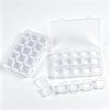 2 Pack 15 Grid Storage Organizer, Independent Small Compartment Boxes