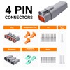 HISports DT Connector Kit 4 Pin Way Sealed Male and