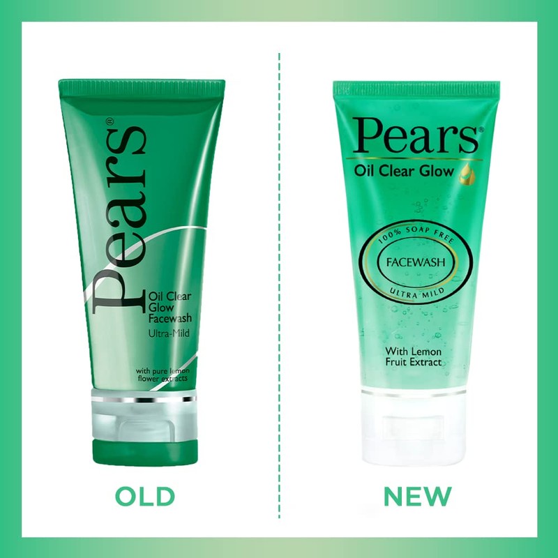 Pears Oil Clear Glow Face Wash, 60gm