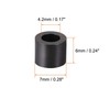 sourcing map Nylon Round Spacer Washer 4.2mm ID 7mm OD