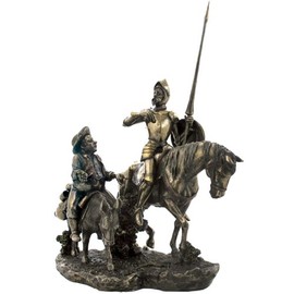 Don Quixote & Sancho Panza Statue Sculpture