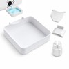 Washing Machine Drain Tray, 4 Piece Set With 2 Guide