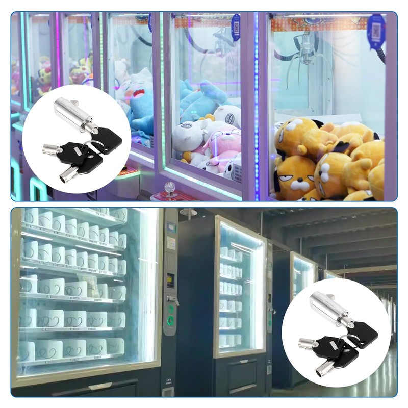 Vending Machine Lock Key Tubular Locks Cylinder Lock Set fits