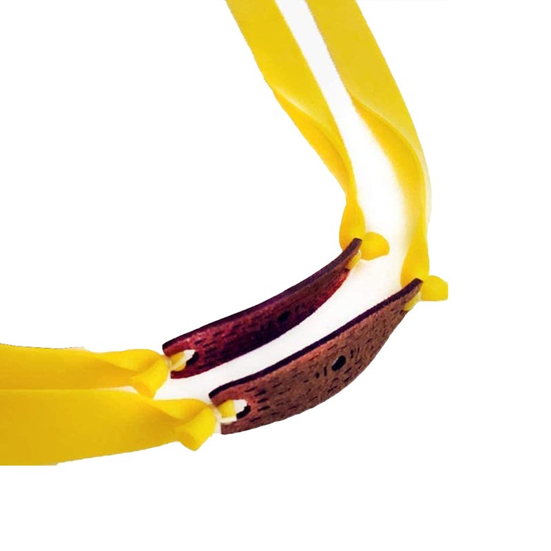 Etern Slingshot Rubber Band Rubber, Pack of 12, Yellow
