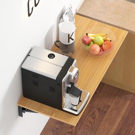 Need Small Fold Down Table Wall Mounted Heavy Duty Small Folding Wall Table Length 30 inches Width 20 inches Perfect Addition to Laundry Room/Home Bar/Kitchen & Dining Room AC15BB(7650)