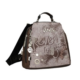 Anekke Mantle Medium Backpack Functional Design 28/23/13 cm Accessories for Women, Multi-Colour, Grey / brown