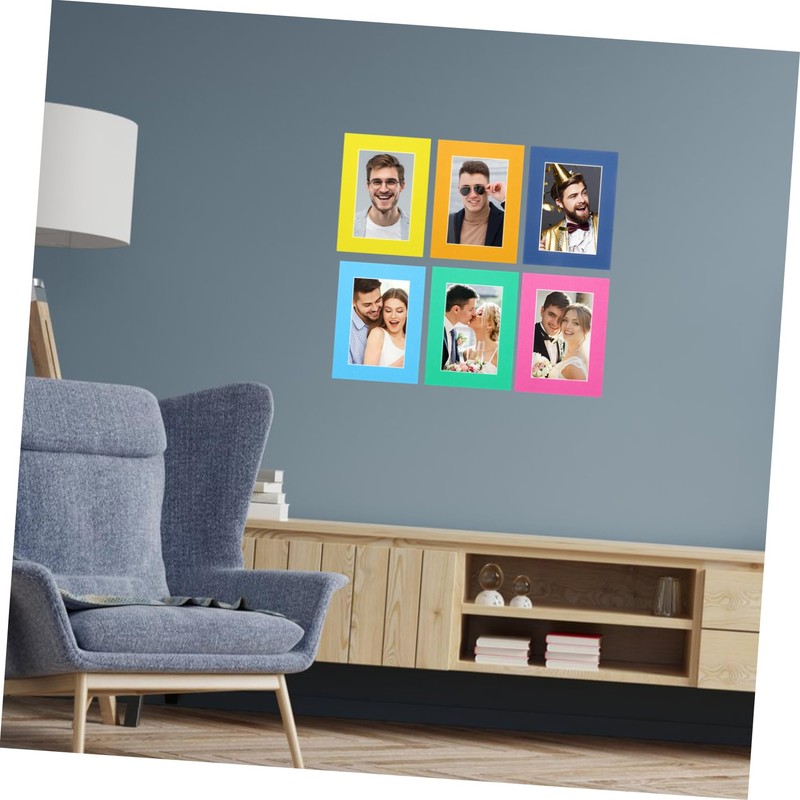 Gadpiparty 30Pcs Cardboard Picture Frames for DIY Wall Decor Blank