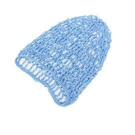 Minkissy Girl Hats Mesh Crochet Hair Net Rayon Net Women Hairnet Snoods Cover for Sleeping for Women Sky- blue Girl Hat