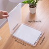SAYEEC A4 Clipboard Storage Box, Portable Plastic Paper Holder with
