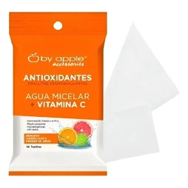 Toallitas Desmaquillantes Agua Micelar Y Vitamina C 30 Pzs