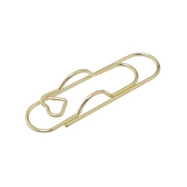 JianLing 15PCS Multi Functional Love Pen Clip Paper Clip Pen Clip 72x20mm Pen Barrel Paper Pen Clip Writing Stationery Notebook Fixed Pen Hangers for Memo Pad Holder Document Ticket Holder