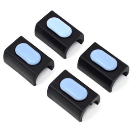 Design61 PTFE Set of 4 Gliders for Chairs Cantilever Chair Glides Diameter 23-25 mm Furniture Gliders Clamp Shell Gliders