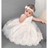 Vestido de bautizo para niñas, vestido formal para fiesta de
