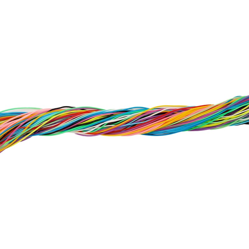 Scoobies Strings, 120 Pcs Scoubidou Strings, Plastic Lacing Cord Gimp