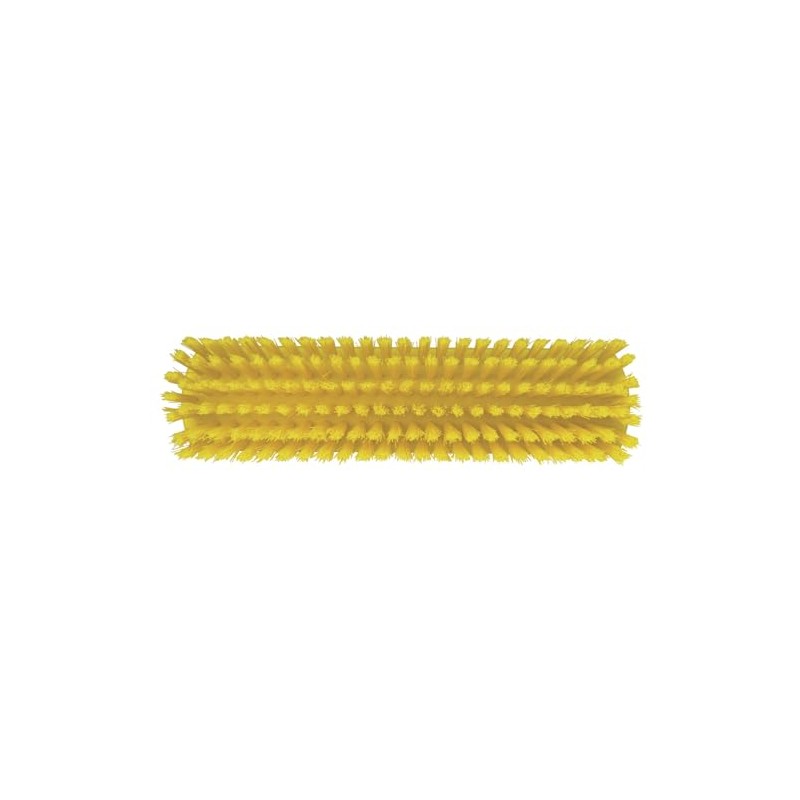 Vikan 70606 Deck Scrub, 11-3/4" Polyester Bristle, Yellow