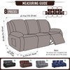 TAOCOCO Recliner Sofa Covers 8-Pieces Stretch Large Couch Covers for