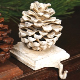 Stocking Holder Pinecone - Cast Iron