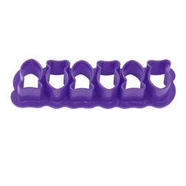 5pcs Fish Cracker Cookie Cutters for Baking Mini Plastic Fish Biscuit Cutter for Tiny Treats Fish Shaped Foods Purple