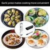3pcs Set Garlic Crusher Garlic Press Dishwasher Safe, Stainless Steel