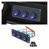 3 Gang Rocker Toggle Switch Panel, DC 12V 20A Waterproof