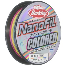 Berkley PE Line 300m 1.2 No./15lb 10m per Color Nano-Filament Fishing Line